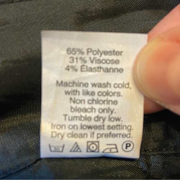 Madewell Caldwell Wide Leg Pull on Pleated Trouser Pants Size 4 Black E4257 *EUC - Picture 12 of 12